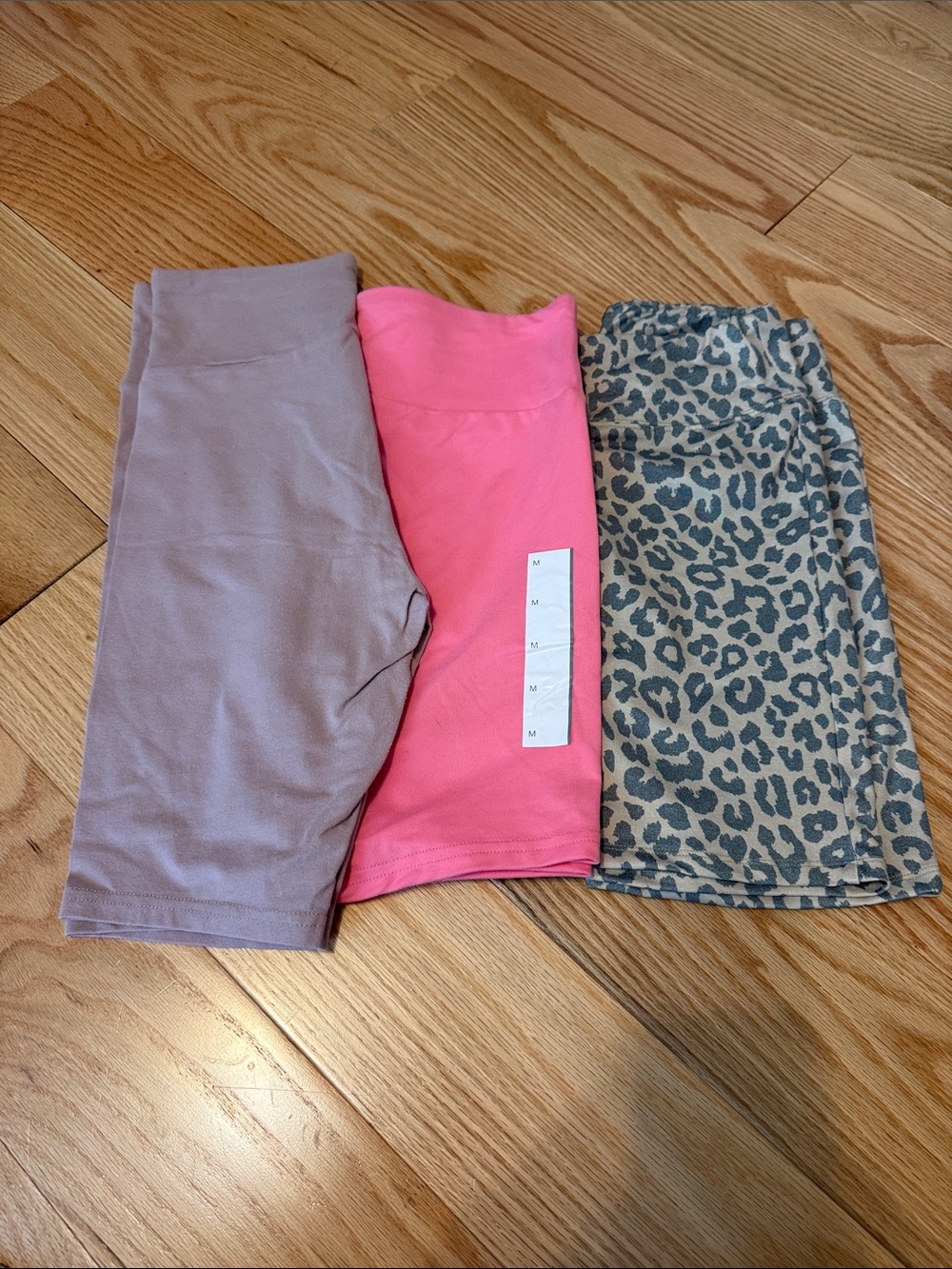Target Women's Athletic Bike Shorts - Mauve, Hot Pink, Leopard